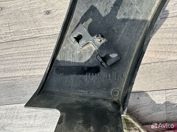 Renault kaptur накладка крыла переднего левого