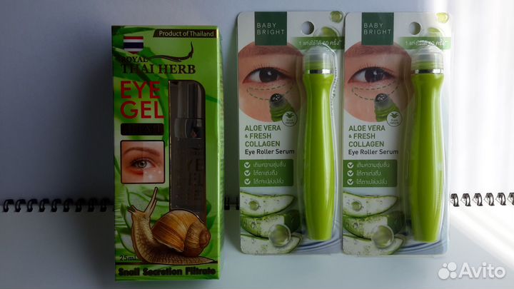 Роликовый Гель вокруг глаз. Таиланд