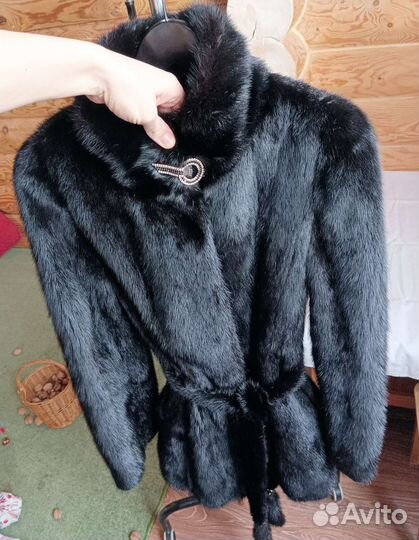 Шуба норковая автоледи размер 46/48