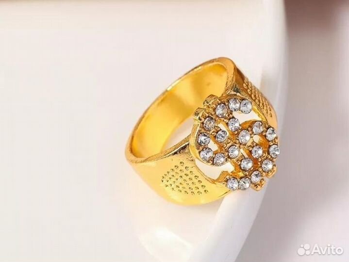 Кольцо печатка Доллар