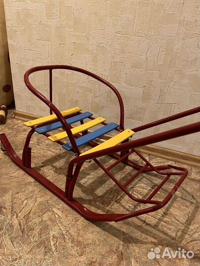 Детские зимние санки