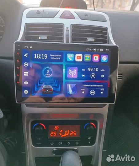 Магнитола Android Peugeot 307