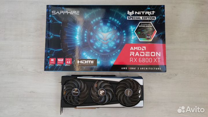 Видеокарта Sapphire Nitro+ RX6800XT 16Gb