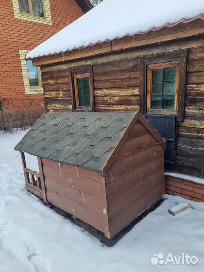 Будка для собаки утепленная