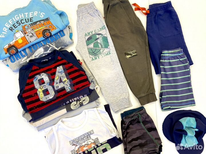 Вещи пакетом на мальчика 110 116