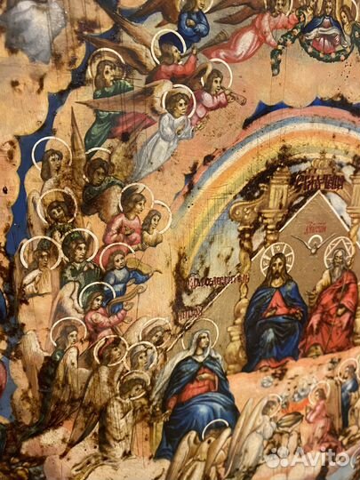 Редчайшая икона на золоте 