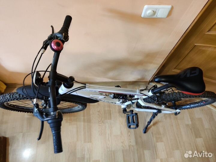 Велосипед горный подростковый 24 двухподвес