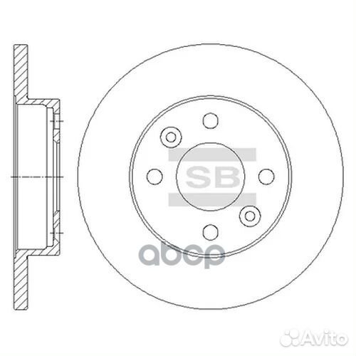 Диск тормозной SD3050 (6001549211, 6001547684)