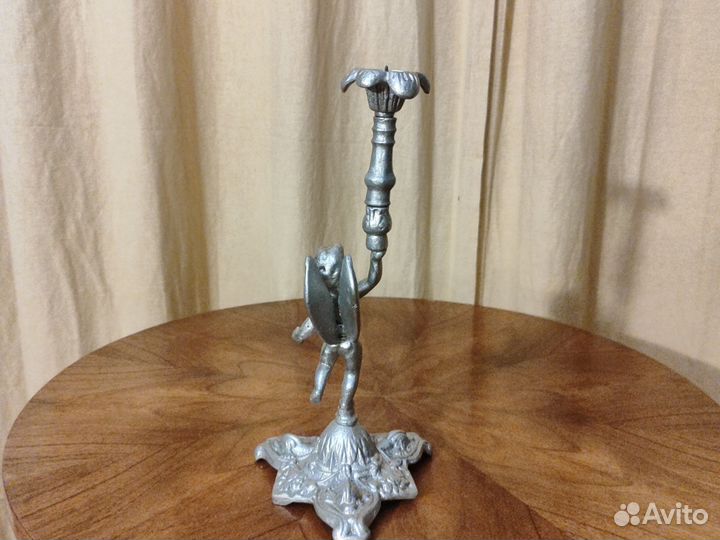 Подсвечник винтажный СССР Ангелочек