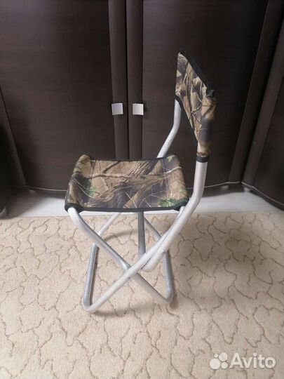 Стул складной алюминиевый со спинкой