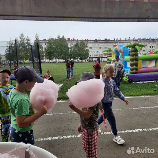 Сладкая вата и попкорн на праздник