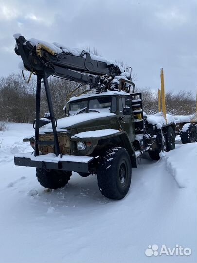 Урал 375 с КМУ, 1990