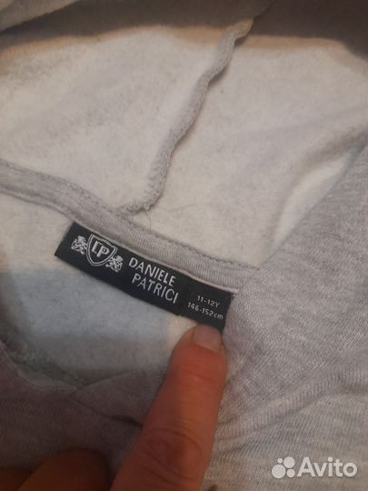 Толстовка-туника для девочки 10-12 лет