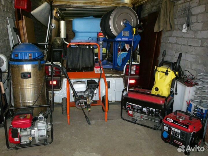 Чистка, прочистка, промывка канализации