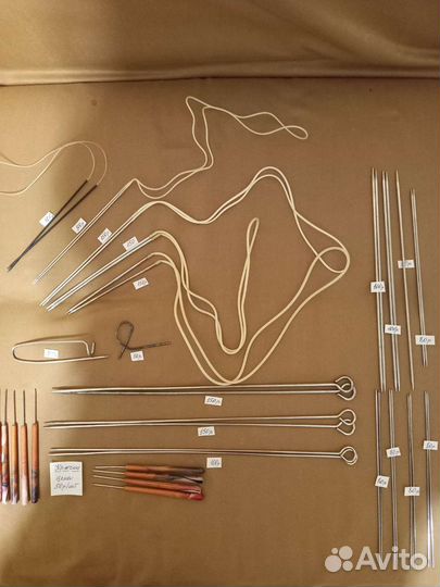 Спицы и крючки для вязания из СССР