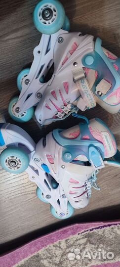 Роликовые коньки детские раздвижные