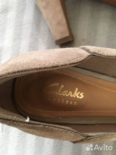 Clarks замша туфли