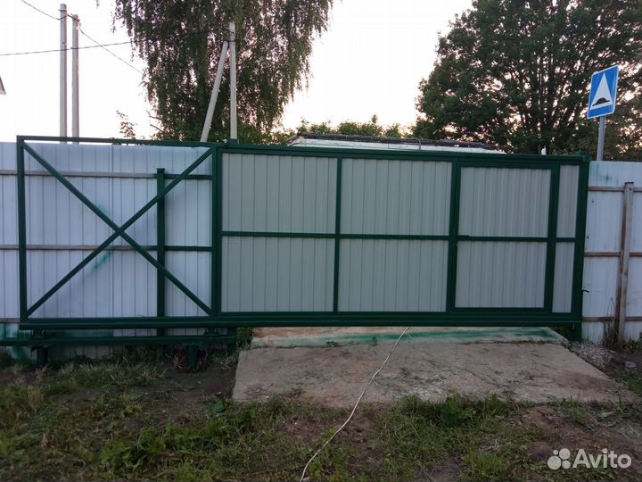 Откатные ворота под ключ с установкой