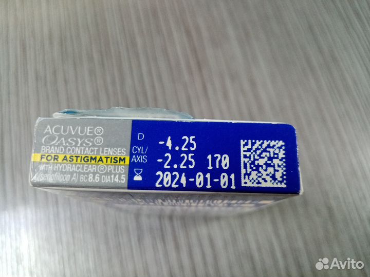 Линзы контактные acuvue oasys for astigmatism