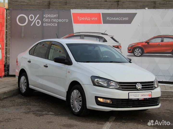Volkswagen Polo 1.6 AT, 2018, 73 104 км