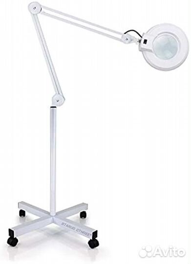 Лампа-лупа напольная, косметологическая