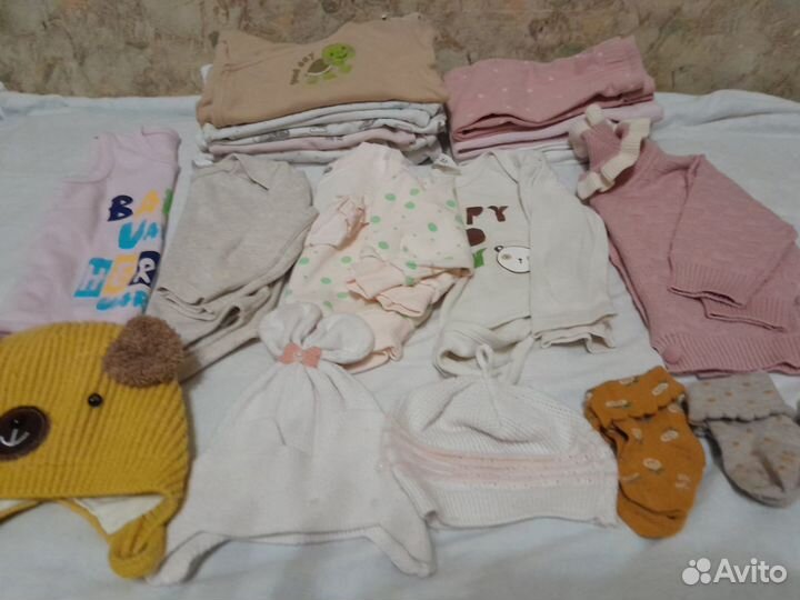 Детские вещи пакетом на девочку 56 80