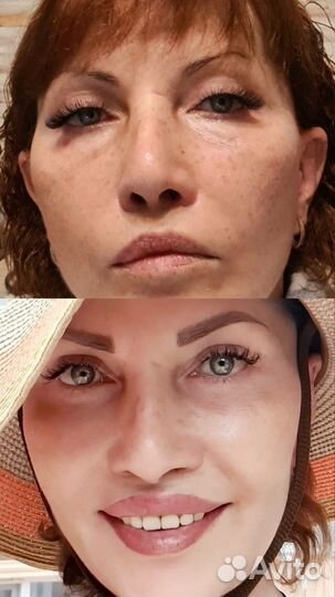 Перманентный макияж губ татуаж