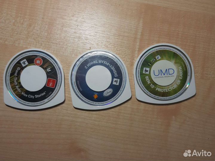 Диски с играми на PSP
