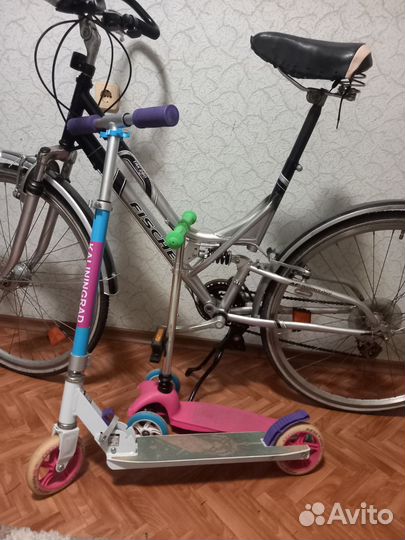 Самокат взрослый алюм