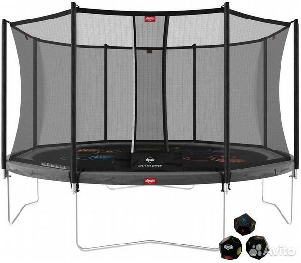Батут Berg Favorit Regular 430 Grey Levels с сетко