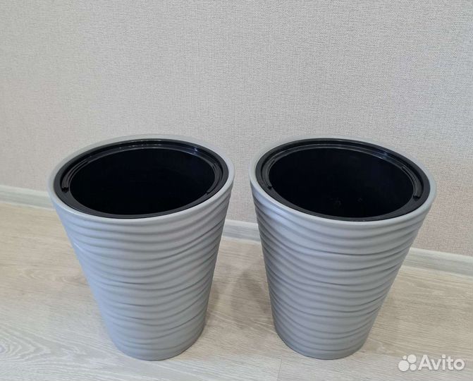 Горшоки пластиковые новые