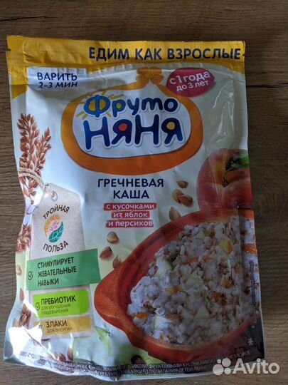 Детская каша фрутоняня