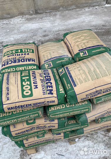 Портландцемент HaiderCem Premium М500 Д0/мешок 50к