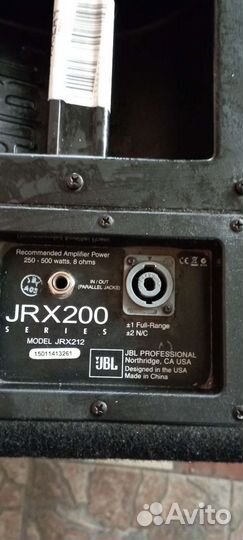Колонка jbl jrx212 Professional
