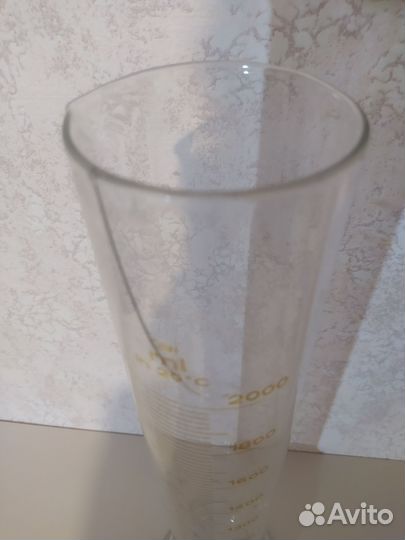 Мерный цилиндр 2000 мл СССР