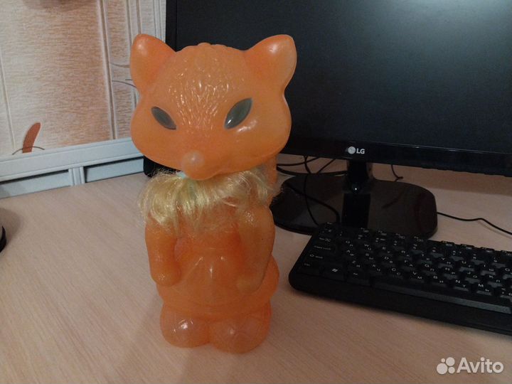 Игрушка лиса СССР