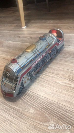 Игрушка автобус поезд 70 х годов СССР винтаж