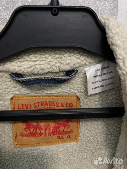 Джинсовая куртка шерпа мужская Levis оригинал