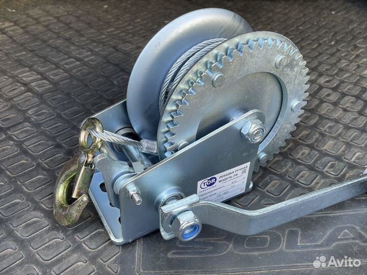 Лебедка ручная 0.8т барабанная