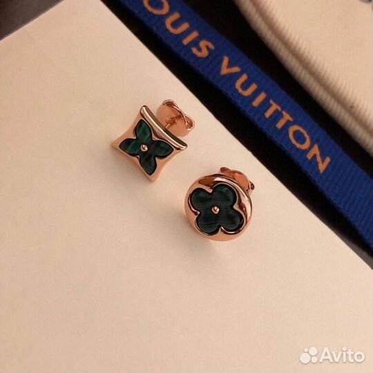 Серьги louis vuitton