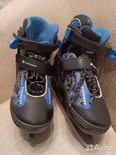 Коньки раздвижные 30 33 размер