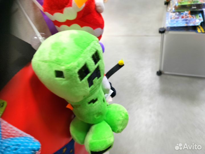 Зелный криппер майнкрафт игрушка