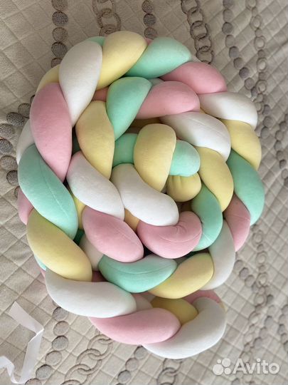 Бортики в кроватку коса. Новый