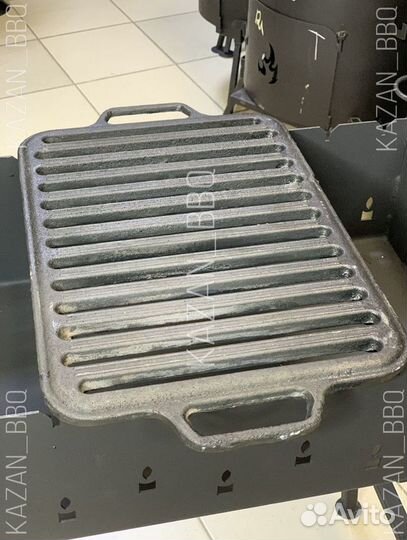 Чугунная решетка гриль для мангала
