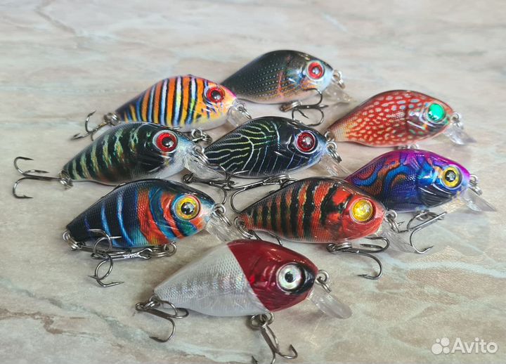 Набор воблеров 9 шт. реплика ZipBaits B-Switcher