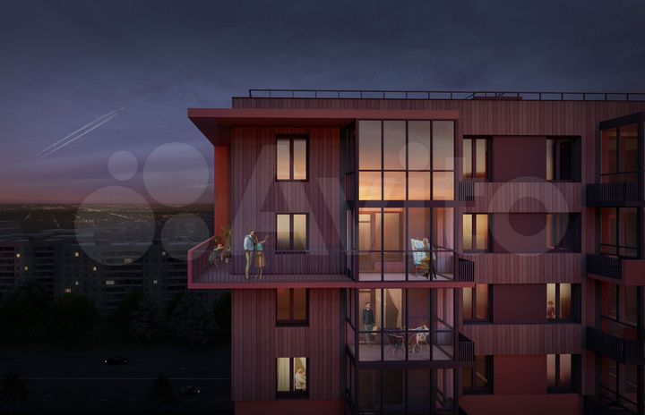 2-к. квартира, 45,7 м², 19/25 эт.