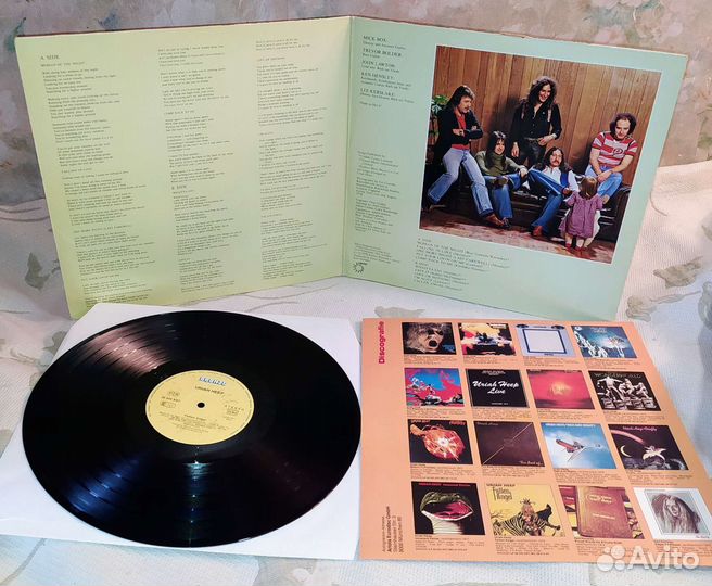 Uriah Heep Fallen Angel 1978 Germ Оригинал LP