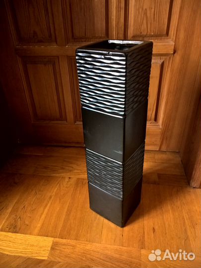 Большая напольная ваза. Керамика. СССР 1980-е