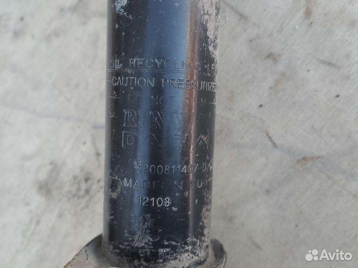 Амортизатор стойки задний renault Duster