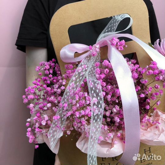 Букет из гипсофилы